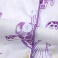 thumbnail image 5 of MAIHAN Summer Pjs for Women Set Short Sleeved Shorts Cute Printed Sleepwear Button Up Summer Cute Pjs Kawaii Clothes Pyjamas Sleepwear(Purple,L), 5 of 6