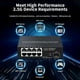 thumbnail image 2 of 8 Port Ethernet Switch 2.5Gbps Network Switcher + 1 Port 10G Fiber Slot Home Lab Network Switch Plug and Play- Plug, 2 of 5