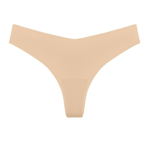 Bigersell Womens Long Underwear Clearance Lace Underwear Seamless Panty Style P-1130 Polyester Bikini Panties Ladies Thong Briefs High Waist Women's Bikini Panties Khaki XL