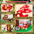thumbnail image 3 of SKQIT Mushroom House Building Set, Creative Mushroom Garden Model Kits for Adults, 1346PCS Micro Bricks Collectible Ideals Gifts for Teens 14+, 3 of 12