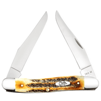 Case XX Knives Muskrat 6.5 BoneStag Stainless Pocket Knife