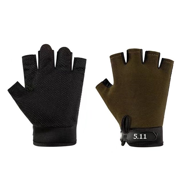 Guantes de medio dedo 511 para niños, para hombres y mujeres, para deportes al aire libre, equitación, fitness, guantes antideslizantes, entrenamiento táctico
