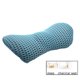 thumbnail image 2 of Riwesomey Almohada de espuma viscoelástica 4D, almohada de soporte Lumbar, cojín para la cintura del asiento del coche, protección de la columna Ventana automotriz Azul, 2 of 8