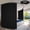 Black, variant on Ceiling Mounted Track Room Divider Curtain, Extra Wide Blackout Privacy Partition Curtain, Flexible Track Room Separator for Bedroom, Black Drape with Black Rail, 8.5ft W x 8ft H