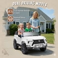 thumbnail image 4 of Lexus GX550 24V Kids Ride On Car, 2 Seater Electric Toy Car with Parent Remote Control, High Speed 3.73MPH, LED Lights & Bluetooth Music for Boys Girls Ages 3-8, White, 4 of 9