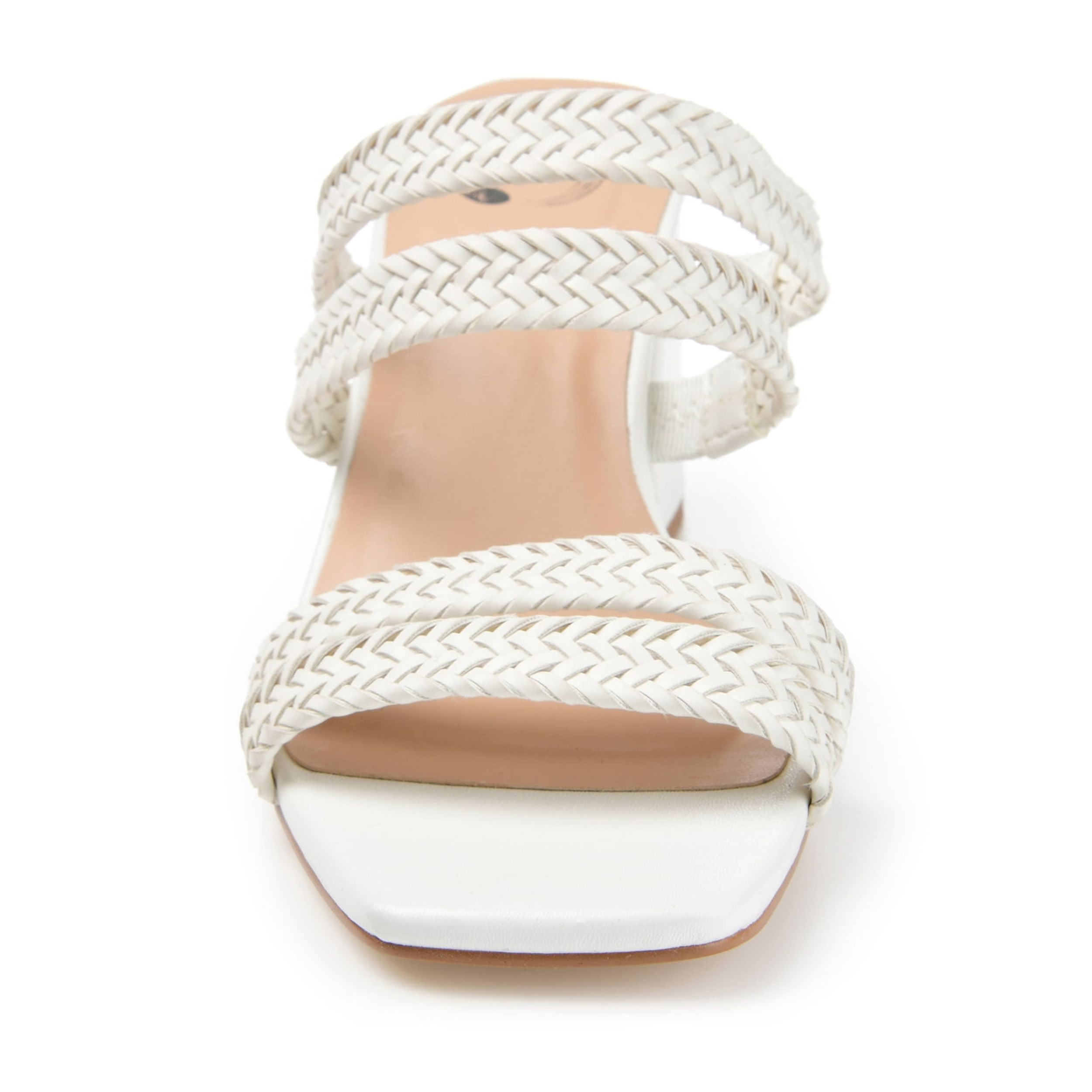 Journee Womens Natia Open Square Toe Block Heel Sandals, Widths Available