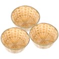 thumbnail image 3 of Shisuyan 3Pcs Durable Bamboo Baskets Useful Storage Baskets Lightweight Baskets for Home, 3 of 8
