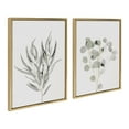 thumbnail image 2 of Sylvie Neutral Botanical 18 in x 24 in Framed Painting Canvas Art Prints, by Kate and Laurel Set of 2, 2 of 7