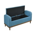 thumbnail image 5 of 50" Mid-Century Modern Storage Bench​ – Timeless Design Meets Hidden Functionality, 5 of 5