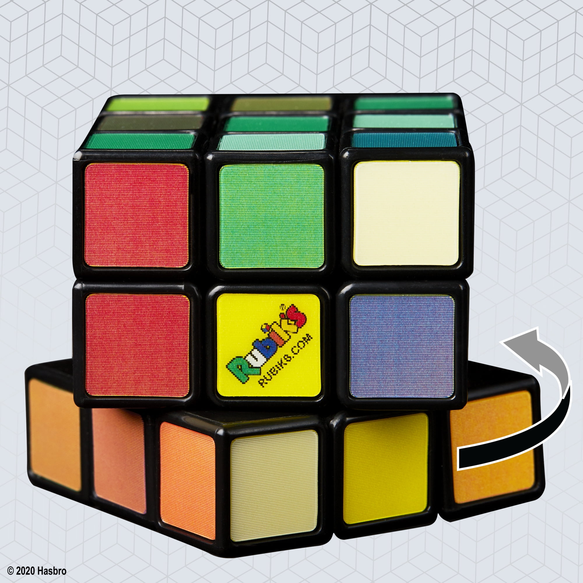 Rubik's Impossible, The Original 3x3 Cube Advanced Difficulty Classic  Color-Matching Problem-Solving Puzzle Game Toy, for Adults & Kids Ages 8  and up – Shop Spin Master