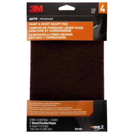 3M Paint and Body Scuff Pad, 6' x 9'
