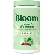 Bloom Nutrition Greens & Superfoods Powder, Coconut, 60 Servings