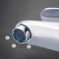 thumbnail image 4 of Deck Mount Lavatory Faucet, Chrome Plated Faucet for Bathroom Vanity, Ceramic Disc Cartridge Faucet Ensures Durability and Smooth Operation, 4 of 4