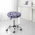 thumbnail image 5 of Purple Wine Element Pattern Round Bar Stool Seat Covers, Elastic Round Chair Cover Stool Seat Slipcover Bar Stool Cushions Round Pad for 12-14 inch, 5 of 5