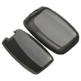 thumbnail image 3 of For Kia Sportage Optima Sorento Soul Black Transparent Key Fob Case Cover Holder, 3 of 10
