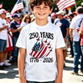 thumbnail image 2 of CONROSES Independence Day Toddler Boys Short Sleeve T Shirts Patriotic Usa Flag Graphic July 4Th T-Shirts Tee Tops, 2 of 4