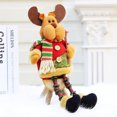 thumbnail image 2 of Juguete de Navidad 3 PCS / Set Súper Lindo Pierna Larga Sentado Papá Noel Muñeco de nieve Muñeco de reno Reno de Navidad Adornos de Navidad Adornos de Navidad para árbol de Navidad Colgante de vacaci JAMW Sencillez, 2 of 5