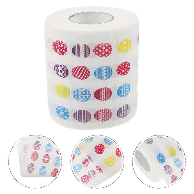 unbranded Papel Higiénico Creativo Con Estampado De Pascua Para Cómodo Y
