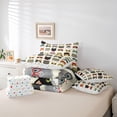 thumbnail image 6 of jejeloiu Cool Cartoon Cat 7pcs Bedding Comforter Set Kids,Fashion Cute Kitten Queen Bedding Sets For Girls,Reversible, 6 of 7