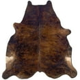 thumbnail image 2 of Riverbay Furniture Hand Crafted Cow Hide Rug in Dark Brindle, 2 of 6