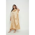 thumbnail image 4 of Oussum Plus Size Embroidered Kaftan Dresses for Women Long Solid Caftan Dress, 4 of 8