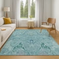thumbnail image 7 of Addison Rugs Mayfield Premium Machine Washable Transitional Modern Blue Rectangle Rug, 3' x 5', 7 of 7