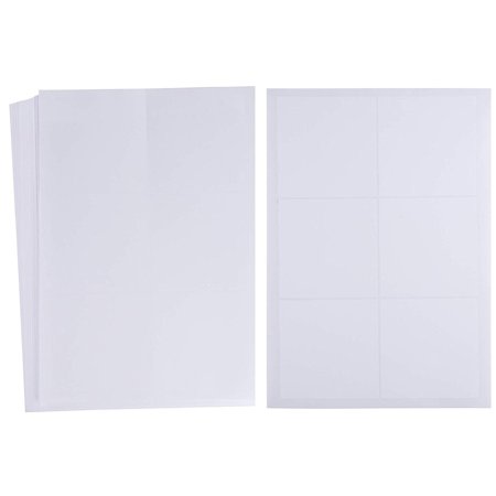 Label Sticker - 48-Sheet Self Adhesive Square Stickers for Name Tags, Party Favor, Goodie Bag ...