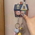 thumbnail image 3 of Couple Key Holder House Wall Shared Keychain Hanger Door Prevent Loss Key Pendant Lover Key Ring Hook Home Decor For Girl Gift, 3 of 5