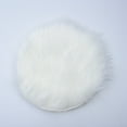 thumbnail image 3 of Soft Faux Fur Rug Household Bedroom Warm Mat Sofa Chair Desk Pad Round Carpet, 3 of 5