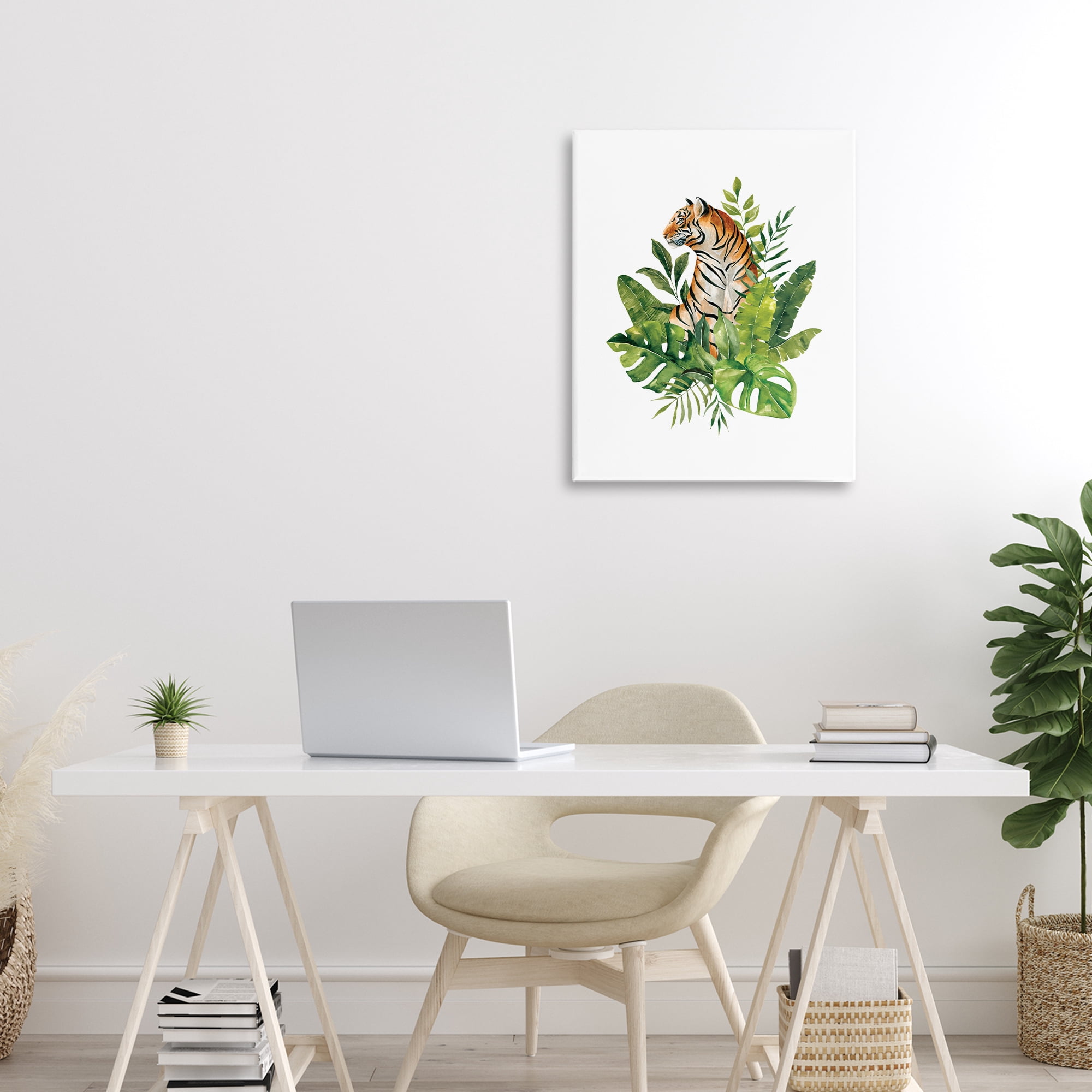 Stupell Industries Exotic Jungle Tiger Canvas Wall Art, design by Bethany Sandoval