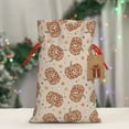 thumbnail image 5 of Cauagu Groovy Disco Pumpkin Pattern Christmas Gift Bag,Drawstring Xmas Gift Bags Holiday Gift Wrapping Gift Pouch with Tag Holiday Gift Bags Party Favor Bags,1PCS-Small, 5 of 9