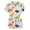 Saffron, variant on Junboys Scrubs for Women Short Sleeve - V-Neck Cute Cartoon Print Pocket Top, Womens Scrub Tops, Cozy Fit Scrubs for Nurses, Lightweight,Beige L