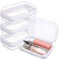 thumbnail image 1 of Funda rígida transparente con cierre, bolsa de plástico, bolsa de maquillaje transparente, 1 of 7