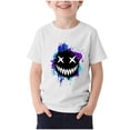 thumbnail image 2 of hengsof T-Shirt Graphique à Manches Courtes pour Enfants Unisexe, Motif Imprimé Mignon, Col Rond Décontracté, T-Shirt d'Été Léger pour Jouer, Haut pour 1-13 Ans, 2 of 5