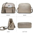 thumbnail image 3 of Dasein Women Tassel Zipper Pocket Crossbody Bag Shoulder Purse Fashion Travel Bag with Multi Pockets, 3 of 7