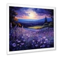 thumbnail image 2 of Designart "Lavender Horizon and Countryside Windows III" Farm Framed Wall Art Decor - Country Purple Farm Windows Entryway Framed Wall Art, 2 of 6
