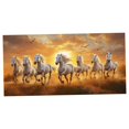 thumbnail image 1 of Retrato de caballo, pintura, arte de pared, sin marco, decorativo, creativo, animales, arte, impresión estilo I 40X20CM, 1 of 8