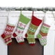 thumbnail image 1 of Medias navideñas Vingl Heat de alta calidad para decoración del hogar, calcetines suaves de terciopelo con diseño de hueso de perro para niños, 1 of 4