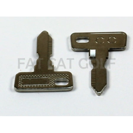 CLUB CAR KEY FOR ALL STOCK CLUB CAR GOLF CARTS (SET OF 2)