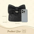 thumbnail image 2 of CAILDANL Bow Straw Clutch Purses for Women Summer Woven Rattan Handbags Wicker Beach Tote Bag 2025, 2 of 7