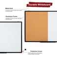 thumbnail image 2 of Comix Magnetic Dry Erase Calendar Board 36"x24" Cork Whiteboard Combo for Wall, Combination Whiteboard with Markers, Eraser and Magnets for Home Office School, 2 of 9