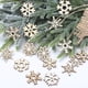 thumbnail image 4 of pstuiky 50 Copos de Nieve Blancos Decorativos para Árbol de Navidad, Copos de Nieve de Plástico con Brillantina, Varios Diseños, Aptos para Coronas de Árbol, Interiores y Exteriores., 4 of 6