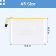 thumbnail image 6 of 24 Pack Super Large Mesh Zipper Pouch Bags, A3 (16.5×11.7 in) Storage Bags, Reusable Zipper Pouches for Classroom Organization, 6 of 6