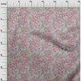 thumbnail image 3 of oneOone Polyester Spandex Pink Fabric Floral Sewing Material Print Fabric By The Yard 56 Inch Wide, 3 of 5