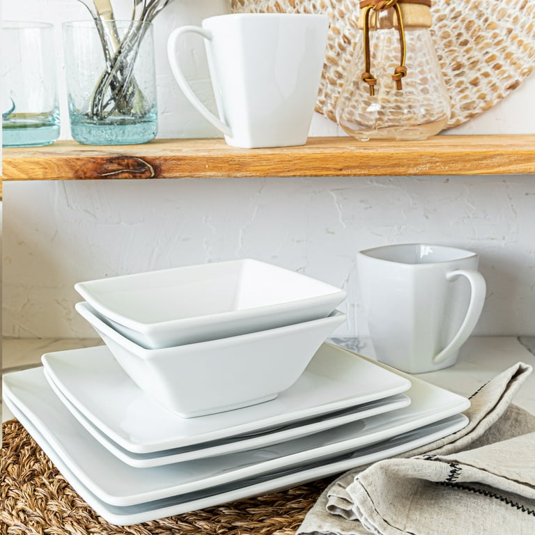 Square dinnerware sets shop walmart