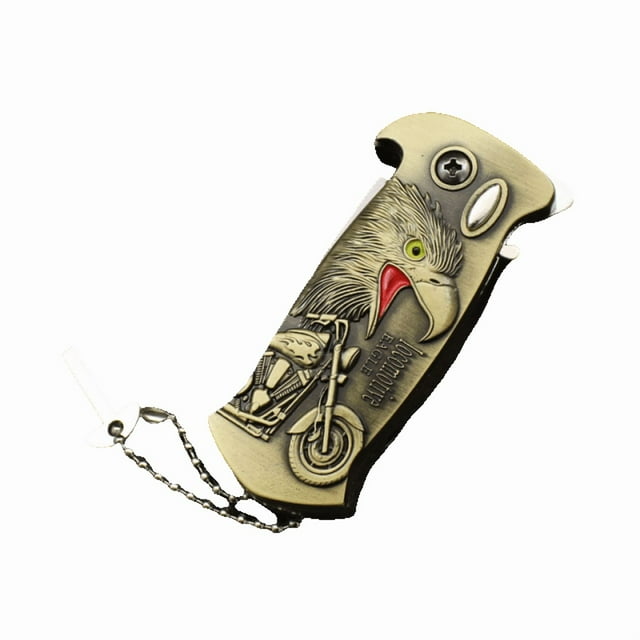 Leodye 1PCS Bottle Opener Metal Lighter, Multi-functional Windproof Lighter Metal Strap Bottle Opener Direct Inflatable Lighter