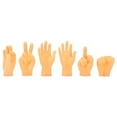 thumbnail image 2 of Finger Puppet, Silicone Tear  Portable Soft Elastic Tiny Hands  for Cat Massage, 2 of 8