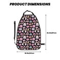 thumbnail image 2 of Naloa Elements 2Pcs Anti-Kick Back Seat Cover Kick Mat, Car Seat Protector with 3 Storage Pockets, 2 of 8