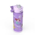 thumbnail image 5 of Zak Designs 20oz Princess Kids Straw Water Bottle, Stainless Steel Vacuum Insulated Liberty Bottle with Easy-Open Locking Spout Cover for Travel, Built in Carry Handle, 5 of 12