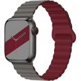 thumbnail image 1 of Bandas magnéticas de silicona de doble cara, compatibles con Apple Watch Series 8 7 SE 6 5 4 3 2 1 Ultra, correa de reloj deportivo compatible con Apple Watch Band de 38 mm, 40 mm, 41 mm, 42 mm, 44 mm, 1 of 4